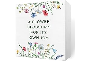 Rustic Blooms of Joy: Floral Desk Decor for Home and Office