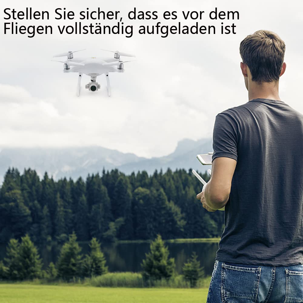 Phantom 4 - Batteria sostitutiva per DJI Phantom 4, DJI Phantom 4 Pro, DJI Phantom 4 Pro V2.0 Phantom 4 Phantom 4 Pro V2.0 Phantom 4 Advanced Drone Series