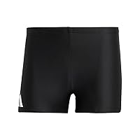 adidas Homme Solid Swim Boxers, Black / White