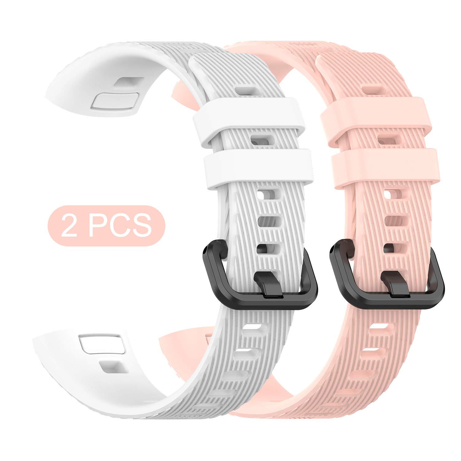 MIJOBS Cinturino In Silicone Per Huawei Band 4 PRO/3 PRO/3 - Morbido, Traspirante, Regolabile - Foto 3