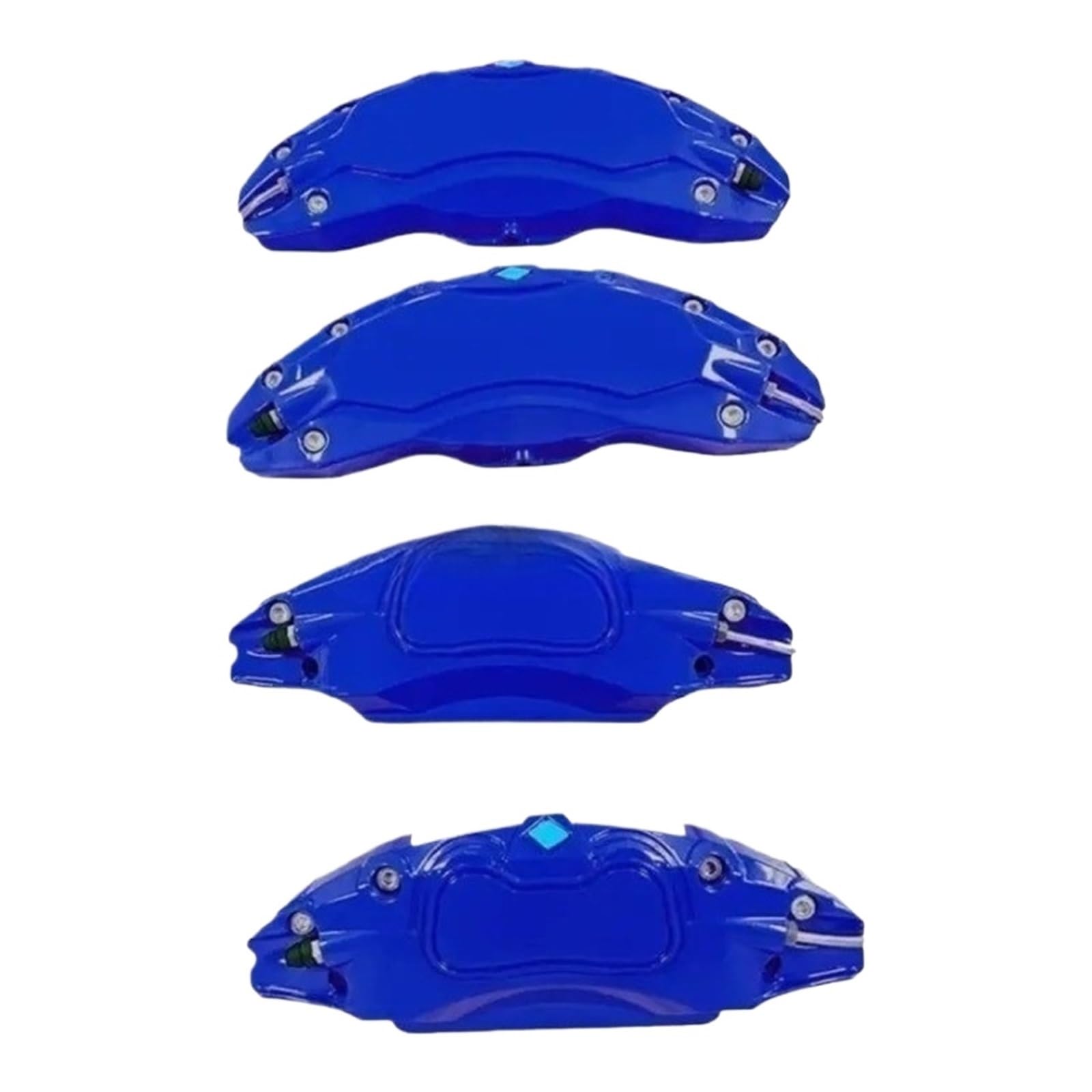 Osłona Zacisku Hamulca 12QM Łatwe w montażu osłony zacisków hamulcowych, piasty koła, hamulców przednich i tylnych, akcesoria samochodowe(For Navy Blue)