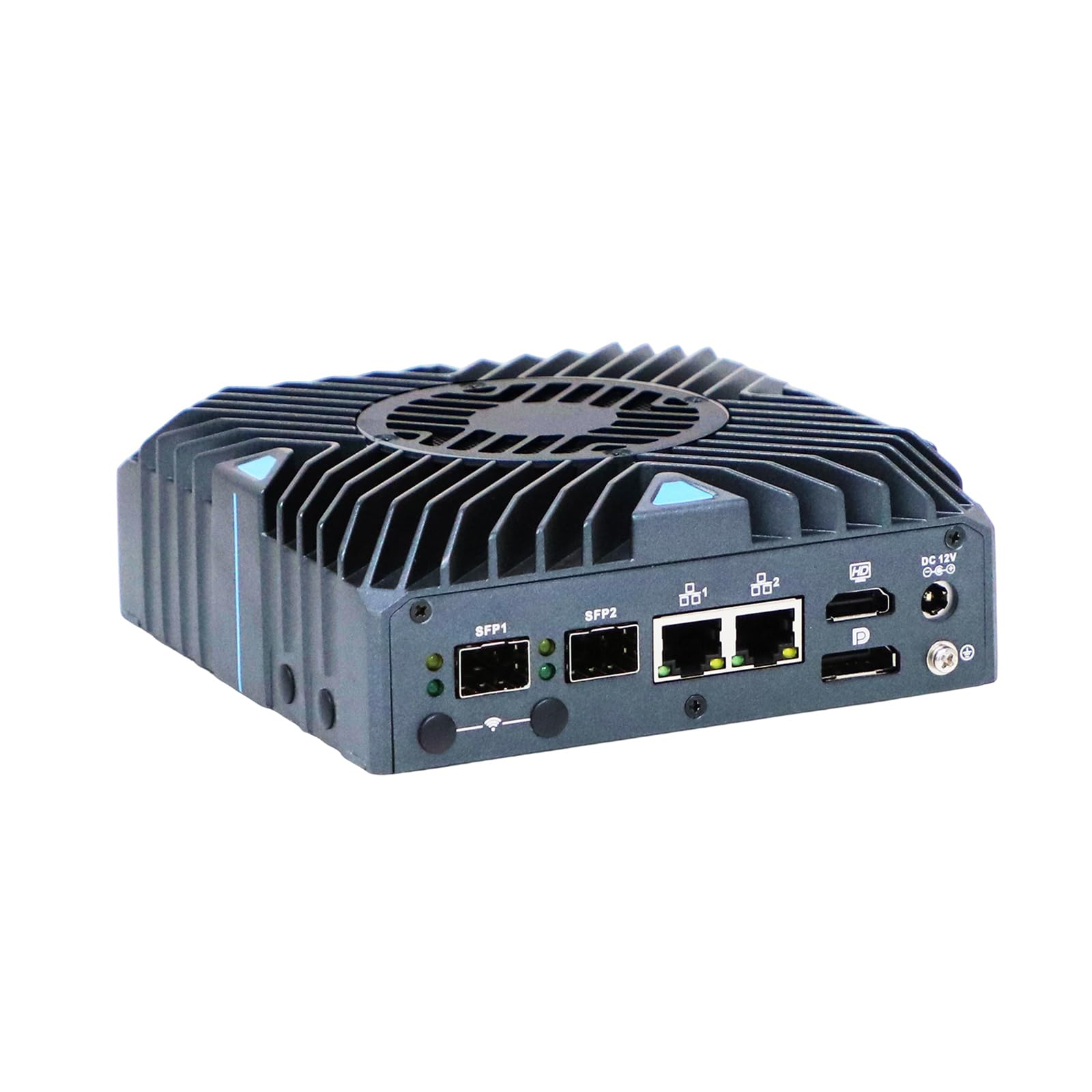 Micro Firewall Appliance, Mini PC, PFSense, Mikrotik, OPNsense, VPN, Router PC, N150, RX22, 2 x 2.5GbE LAN, 2 x SFP+ 10GbE, 2 x 3-PIN Phoenix Terminal COM, 8G RAM, 128G SSD