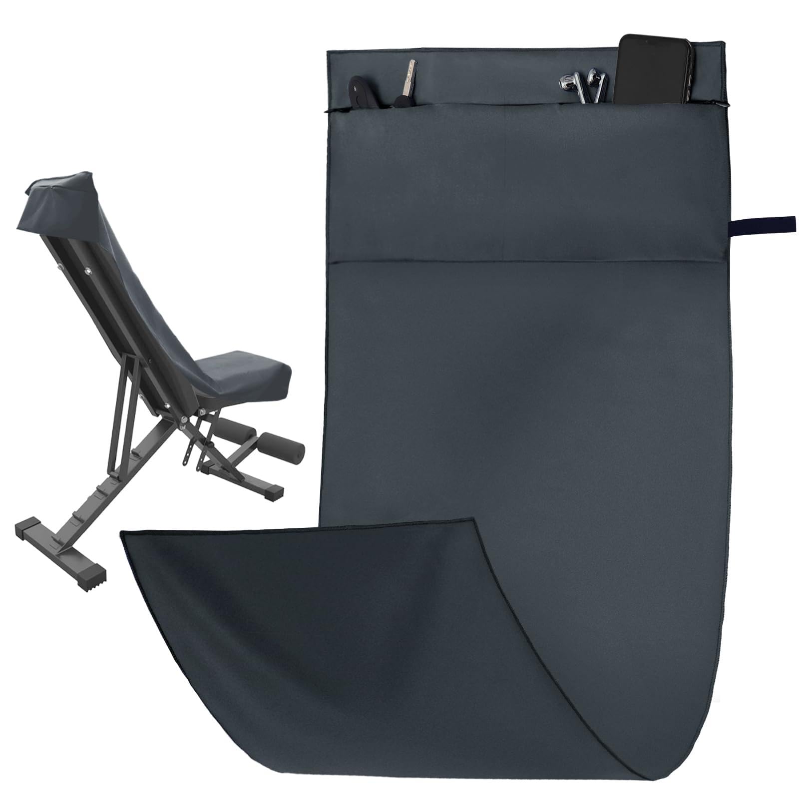 NYEEXUP Ręcznik fitness z mikrofibry z mocowaniem – ręcznik sportowy, do studia fitness, szybkoschnący, 130 x 50 cm – ręcznik gimnastyczny dla mężczyzn i kobiet, ręczniki z mikrofibry do uprawiania