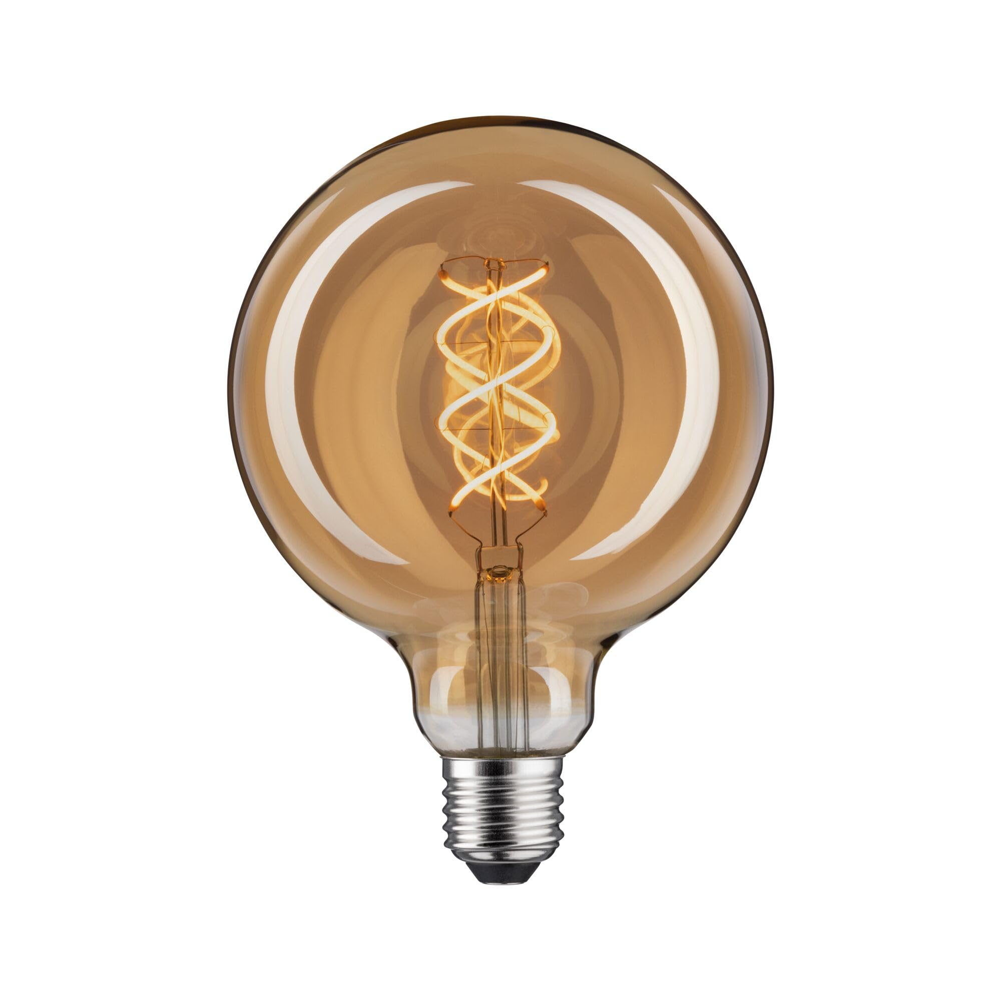Paulmann Gold 28869 Led Lamp 1879 Globe 125 Filament Warm White 230Lm 4 Watt Dimmable Vintage 1800K E27 Lamp