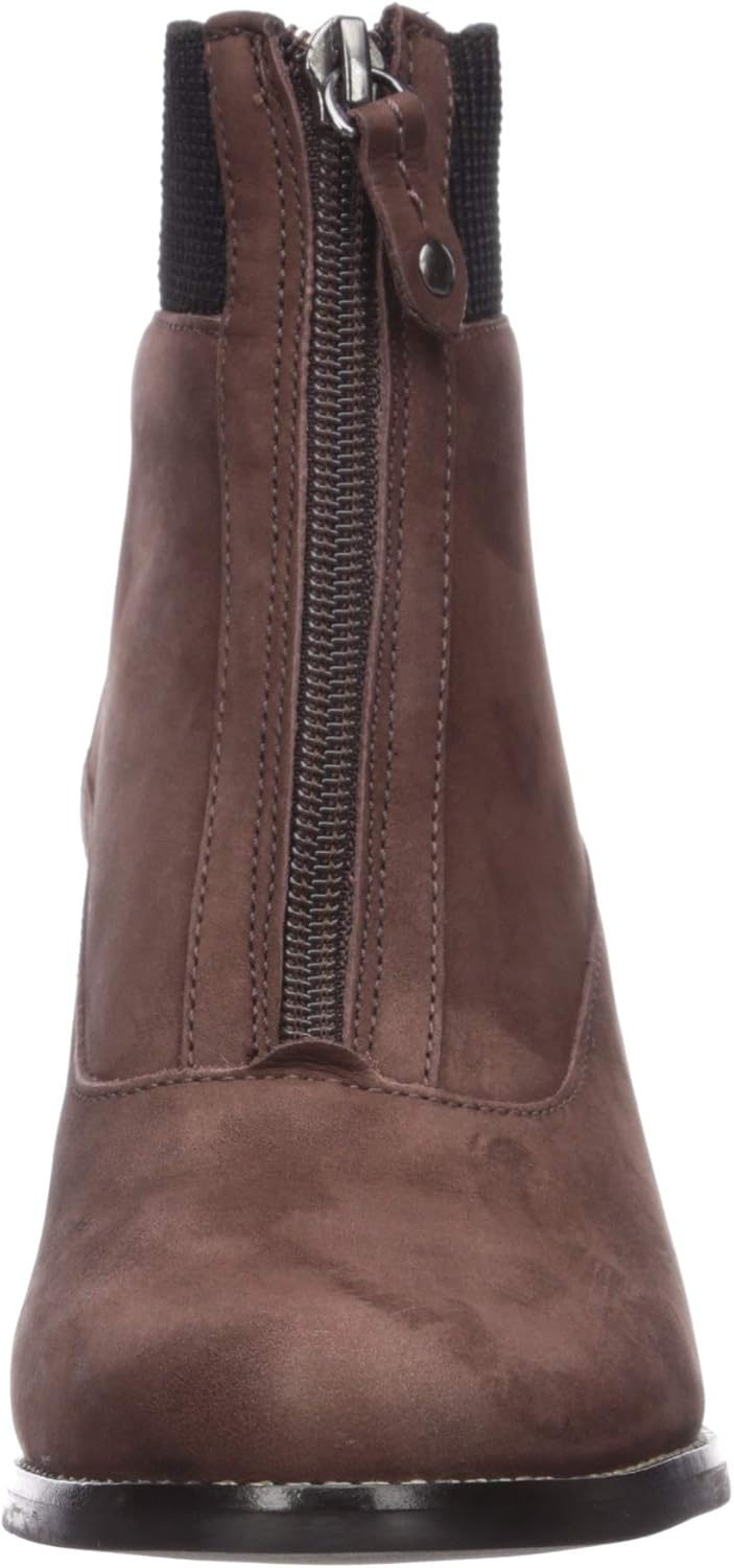 Marc Joseph New York womens Genuine Leather Luxury Ankle Boot With Elastic Detail