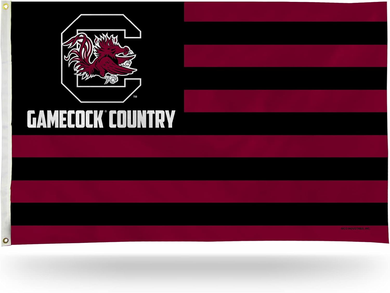 Rico Industries NCAA South Carolina Gamecocks Country 3' x 5' Banner Flag 3' x 5' Banner Flag Single Sided - Indoor or Outdoor - Home Décor