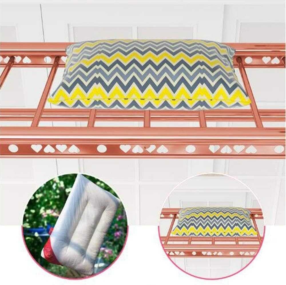 Stendibiancheria da soffitto per bucato, Sistema di carrucole in Lega di Alluminio, stendibiancheria salvaspazio per Balcone o Uso Domestico