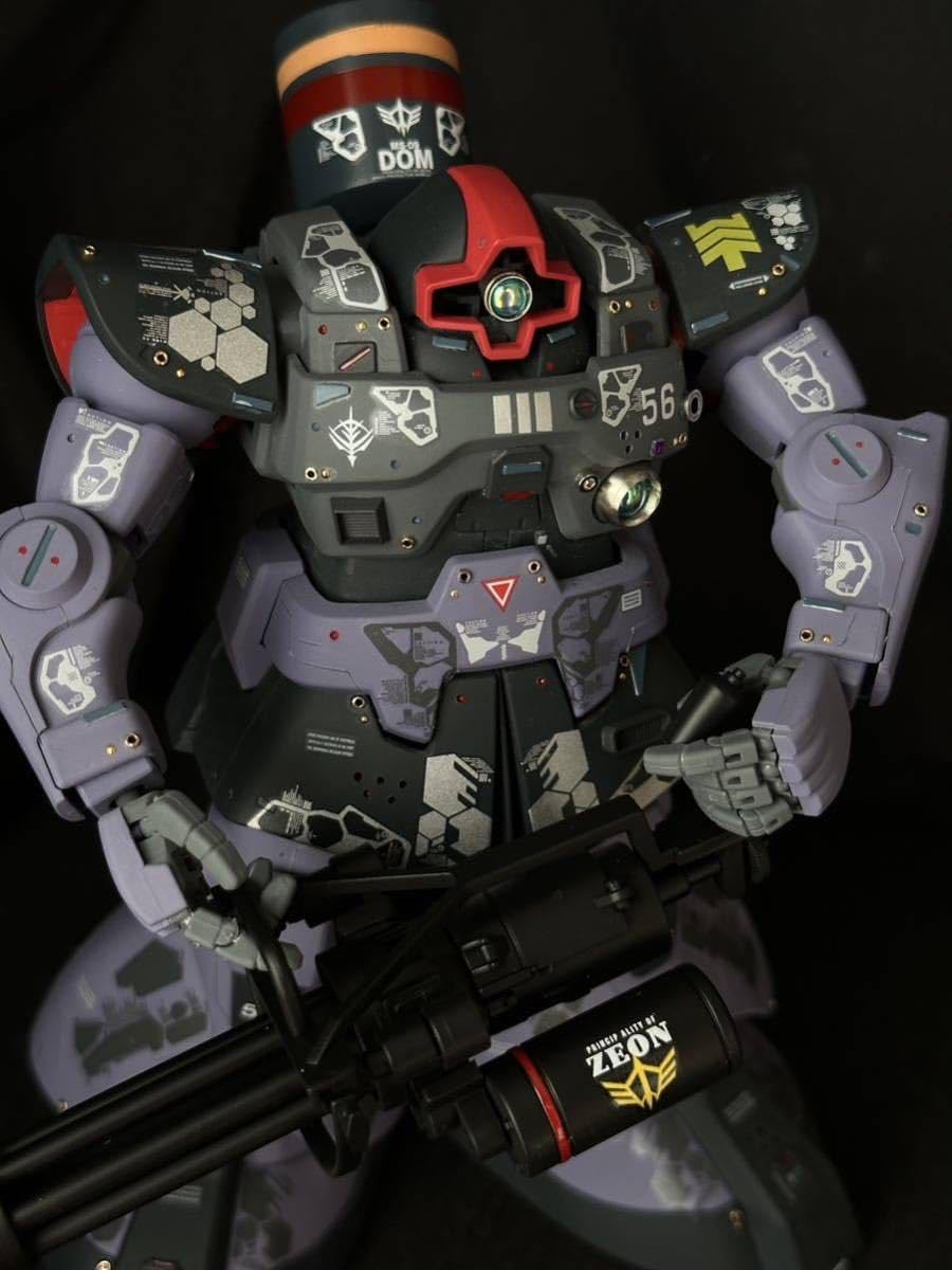 MG ドム　徹底改修　完成品 Yahoo!オークション - MG ドム 徹底改修塗装完成品 モノアイ