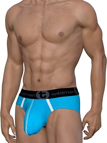 Wildmant Modal Big Boy Pouch Brief Baby Blue