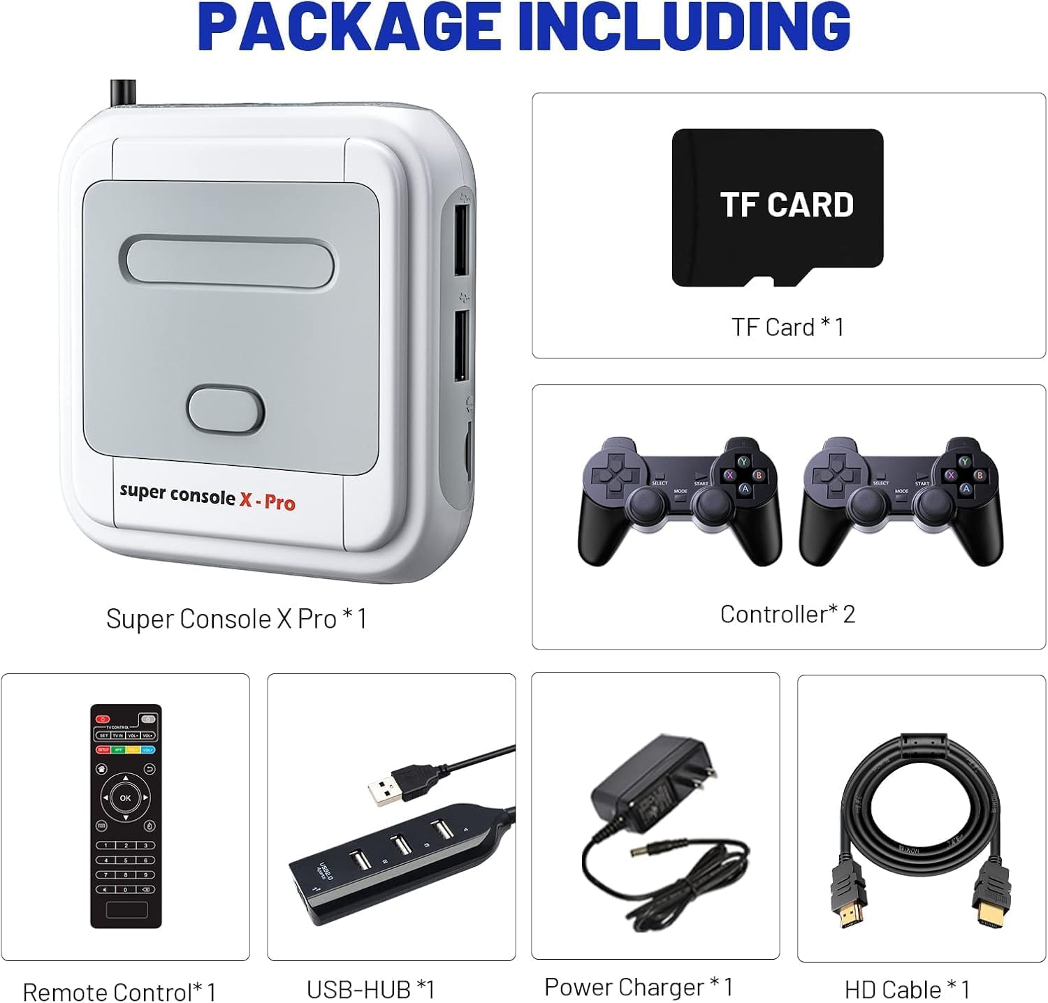 Amazon.com: Kinhank Super Console X Pro with 100000+ Games,TV