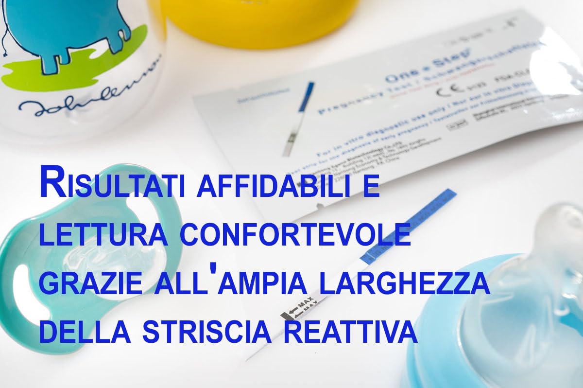5 xTest di gravidanza ultrasensibili One+Step - test di gravidanza precoce - test di gravidanza - Pregnancy Test