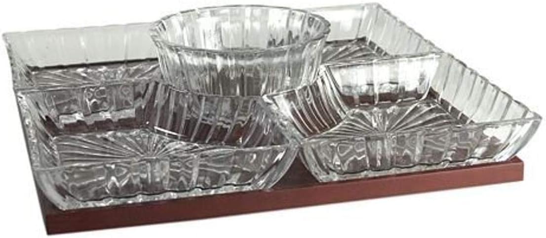 Crystal Clear Alexandria 14-Inch Lazy Suzan
