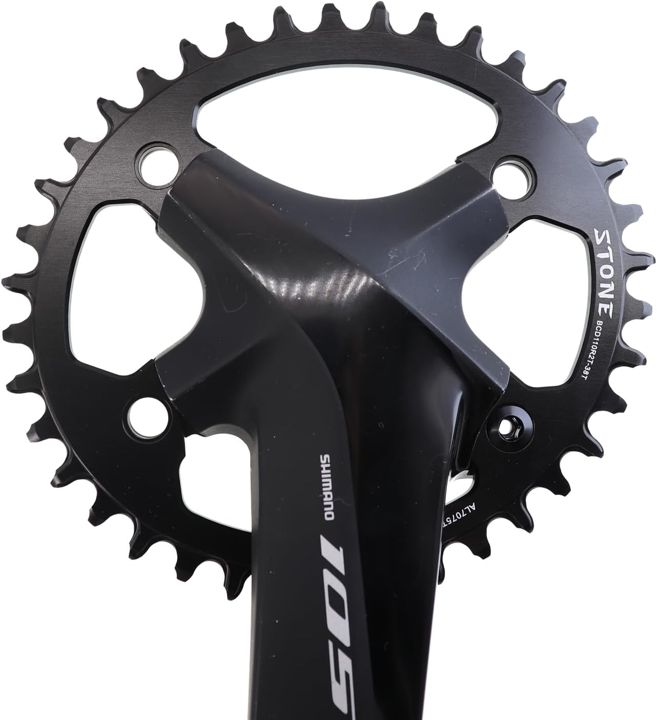 DJC Stone Bike Oval Chainring 110BCD for Shimano 105 R7100 UT R8100 DA R9200 110bcd 34 40 42T 46T 48 50T 54 56 58T Road Bike 12 Speed