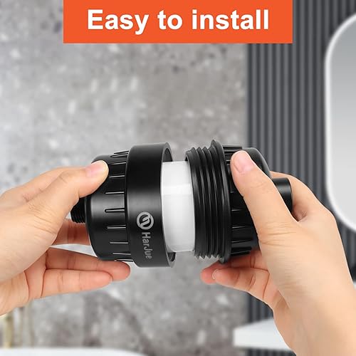 Miniatura 5 de HarJue Cartucho de repuesto de filtro de ducha de 15 etapas, filtro de ducha universal de alto rendimiento para agua dura, elimina cloro y