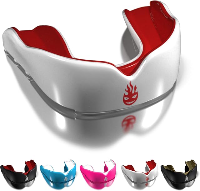 Dr Knox's Mouth Guard Gum Shield Adult & Junior Premium Boil & Bite Contact Sports Including: Boxing, MMA, Rugby, Football, Lacrosse, Hockey, Judo & Karate Martial Arts