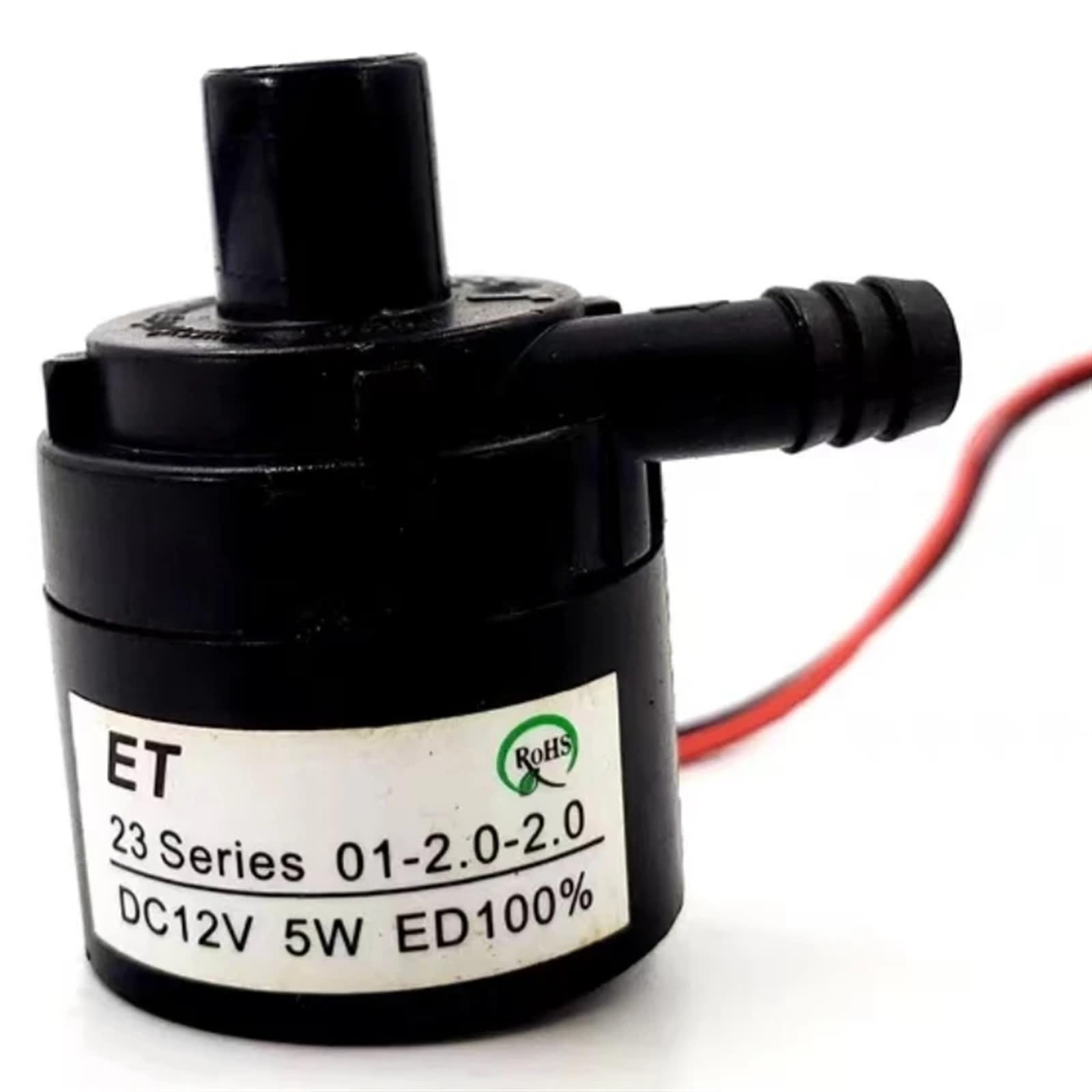 1 x bezszczotkowa pompa do akwarium 5 W, 1,4 l/min, prąd stały, 12 V, cichy mini pompa głębinowa, bezszczotkowa pompa wodna, silnik bezszczotkowy