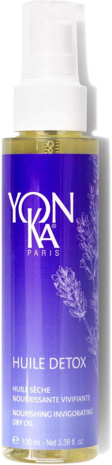 YON-KA - HUILE DETOX - Invigorating and Purifying Dry Oil Enriched With Resin From the Pistacia Lentiscus Tree, Sunflower, Sesame, and Baobab (3.3 Ounces / 100 Milliliters)
