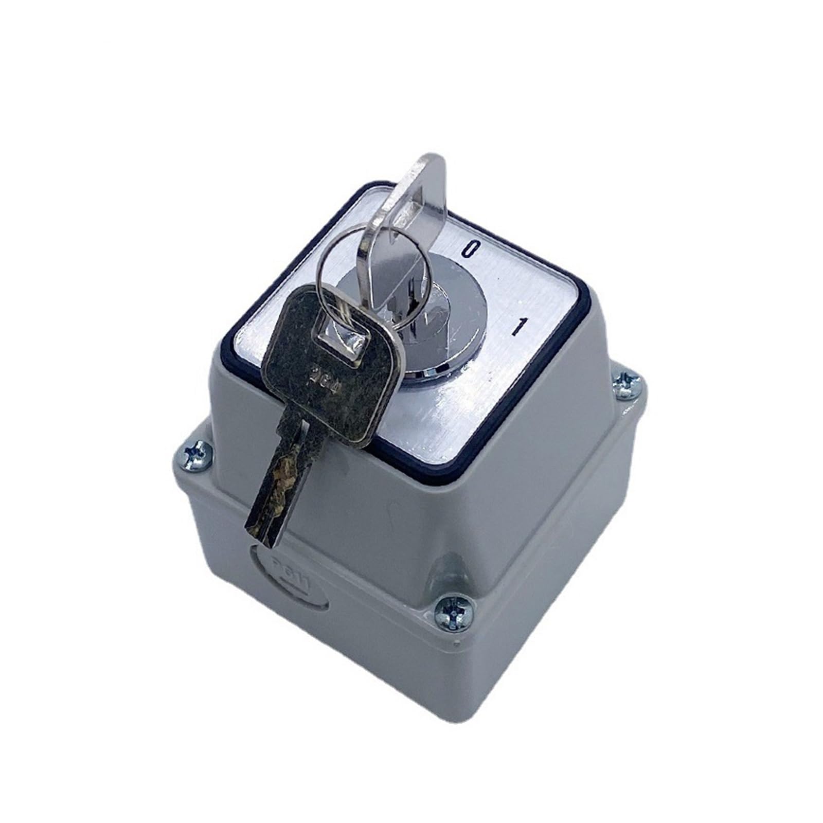 Interruptor de leva rotatorio de transferencia inversa con caja de bloqueo y llave LW26-20YS5/1M, 20 A, con corte de alimentación