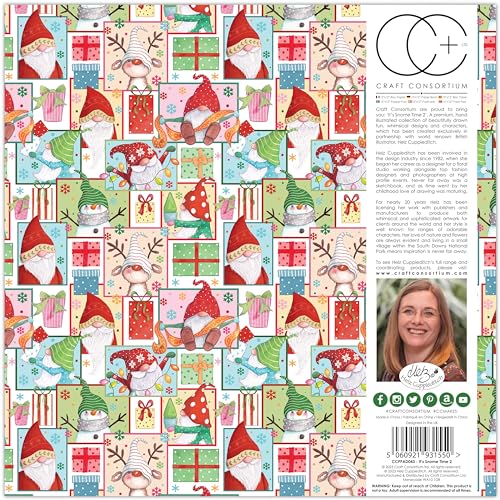 Craft Consortium Double-Sided Paper Pad 12"X12" 40/Pkg-It's Snome Time 2 - Image 2
