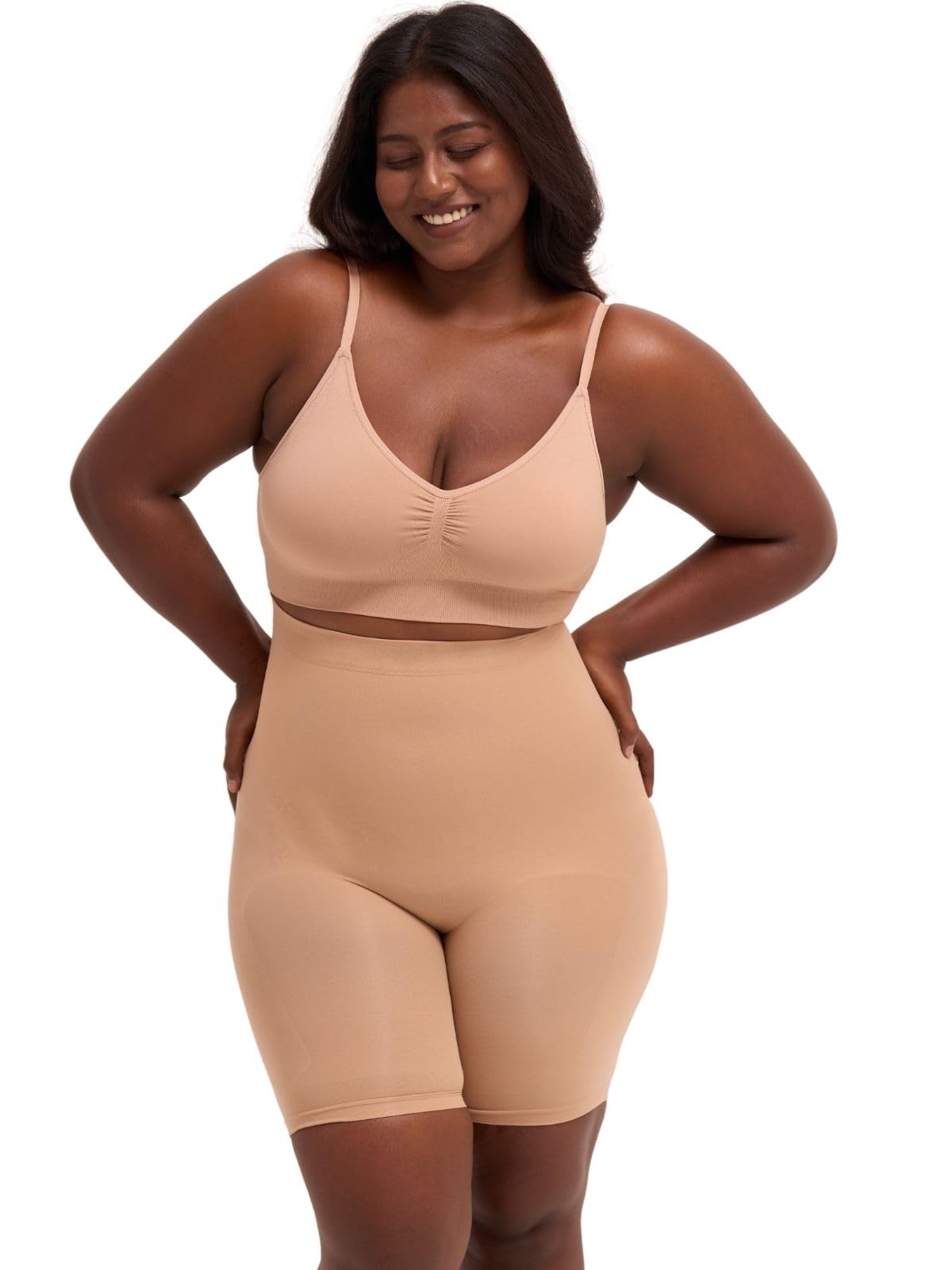 Women Seamless High Waist Butt Lifting Body Shaper Shorts