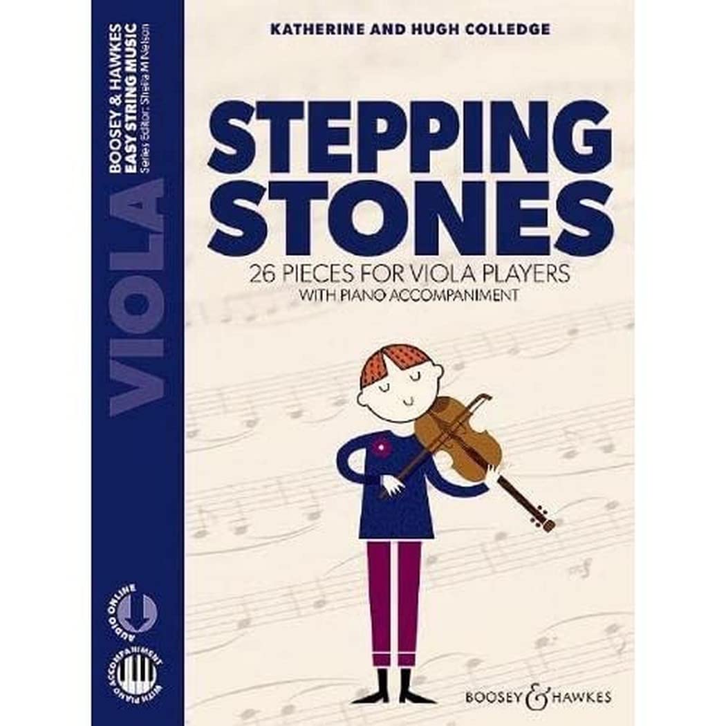 Stepping Stones: 26 Pieces for Viola Players: 26 pieces for viola players. viola and piano.