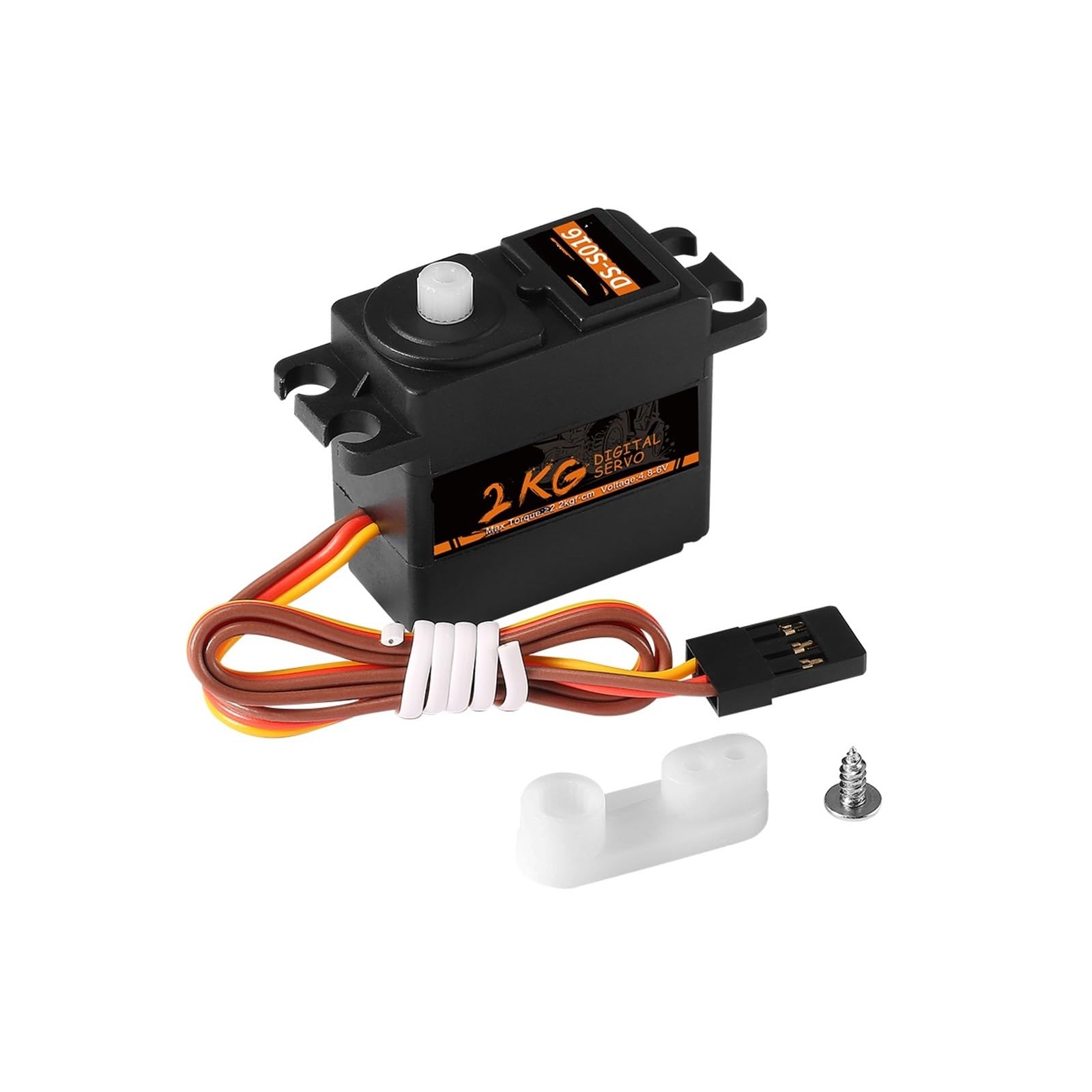 2 kg digitales Servo 4,8–6 V, 3-Draht JR, geeignet for 1/12 FY-01 FY-02 FY-03 Lenkungsteile-Zubehör