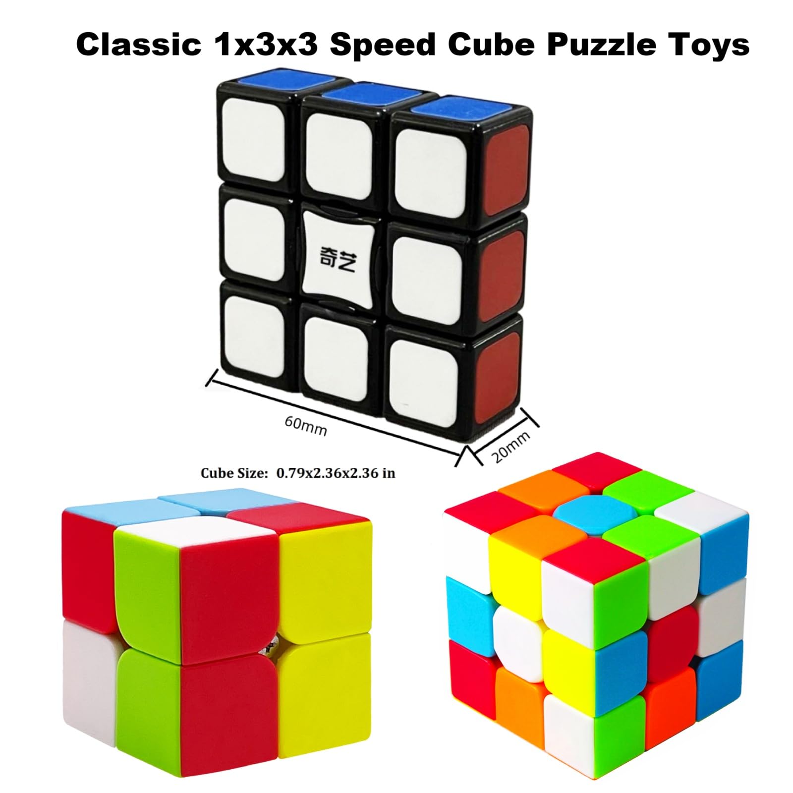 Amazon.com: GoodCube 1x3x3 Floopy Cube Black 1x3x3 Speed Cube