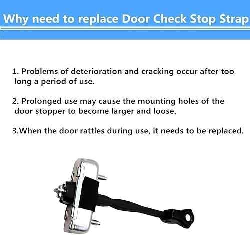 Miniatura 5 de SecosAutoparts 68620-0C022 Conjunto de brazo de control de la puerta delantera izquierda del lado del conductor compatible con Toyota Tundra