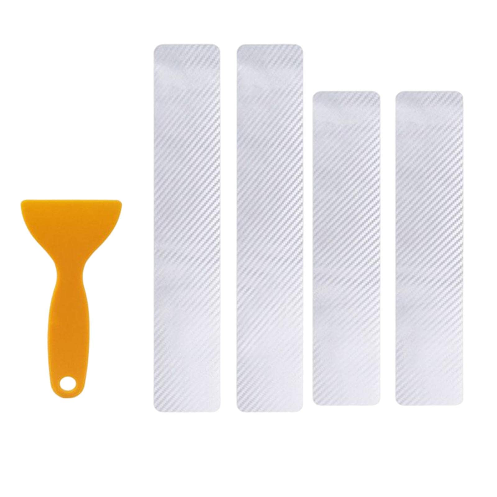 CLUB BOLLYWOOD 4Pcs Door Sill Entry Guards 3D Durable Scuff Plate Film for Car SUV Silver | Motors | Automotive Tools & Supplies | Other Auto Tools & Supplies | Other Auto Tools & Supplies-image-5