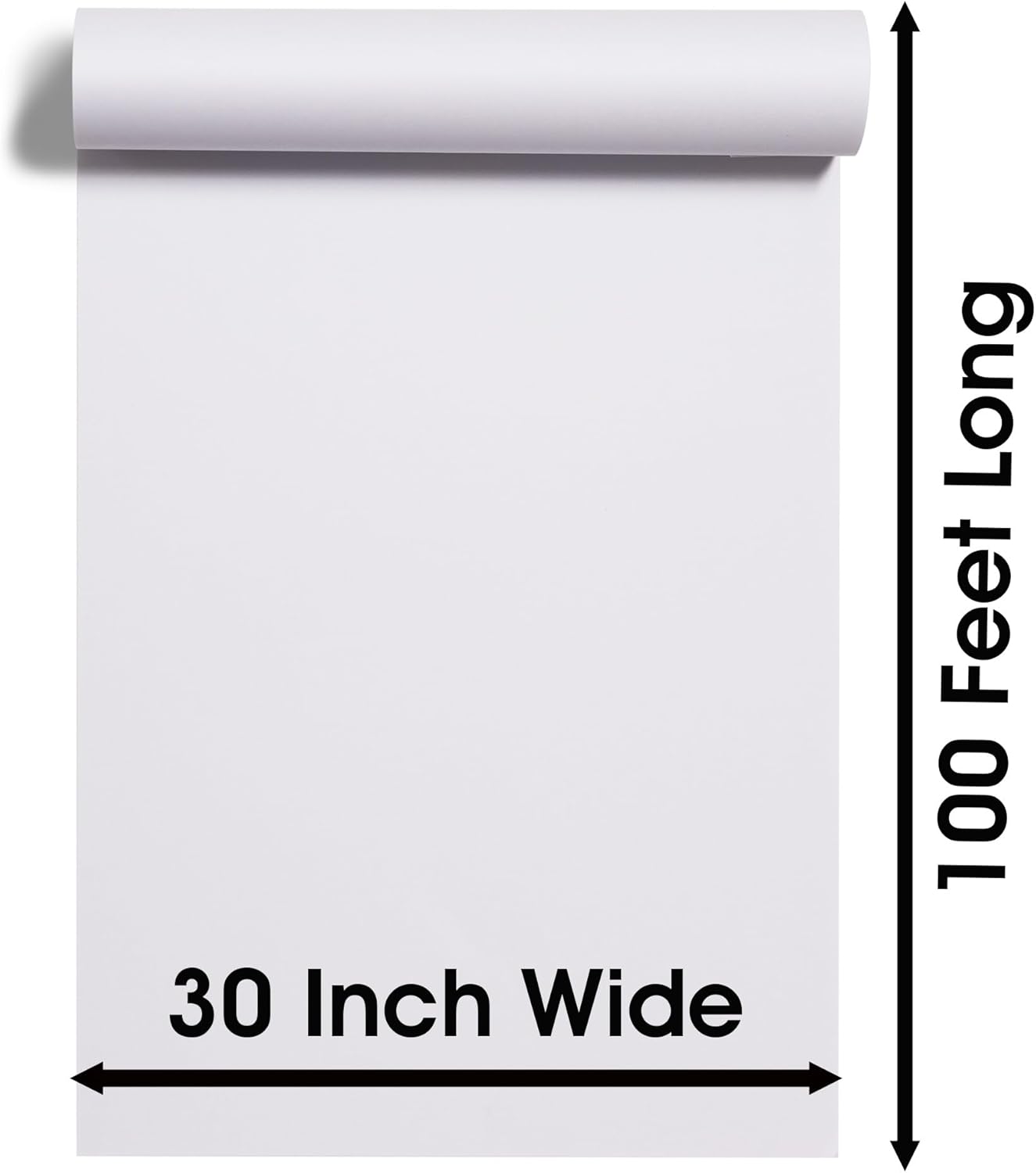 Polypropylene Poster Banner Paper 8 mil Waterproof - 30inch x 100ft Roll - 2 inch core