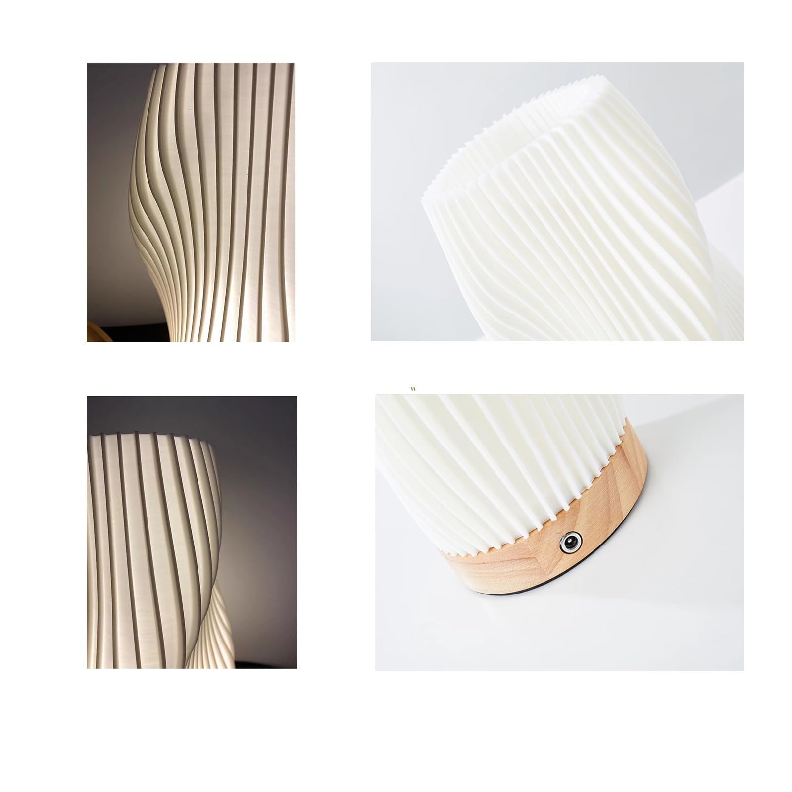 Affascinante Lampada da comodino for camera letto notte Design dimmerabile, romantico, ricaricabile Semplice forma artistica studio LED Arredamento per la casa