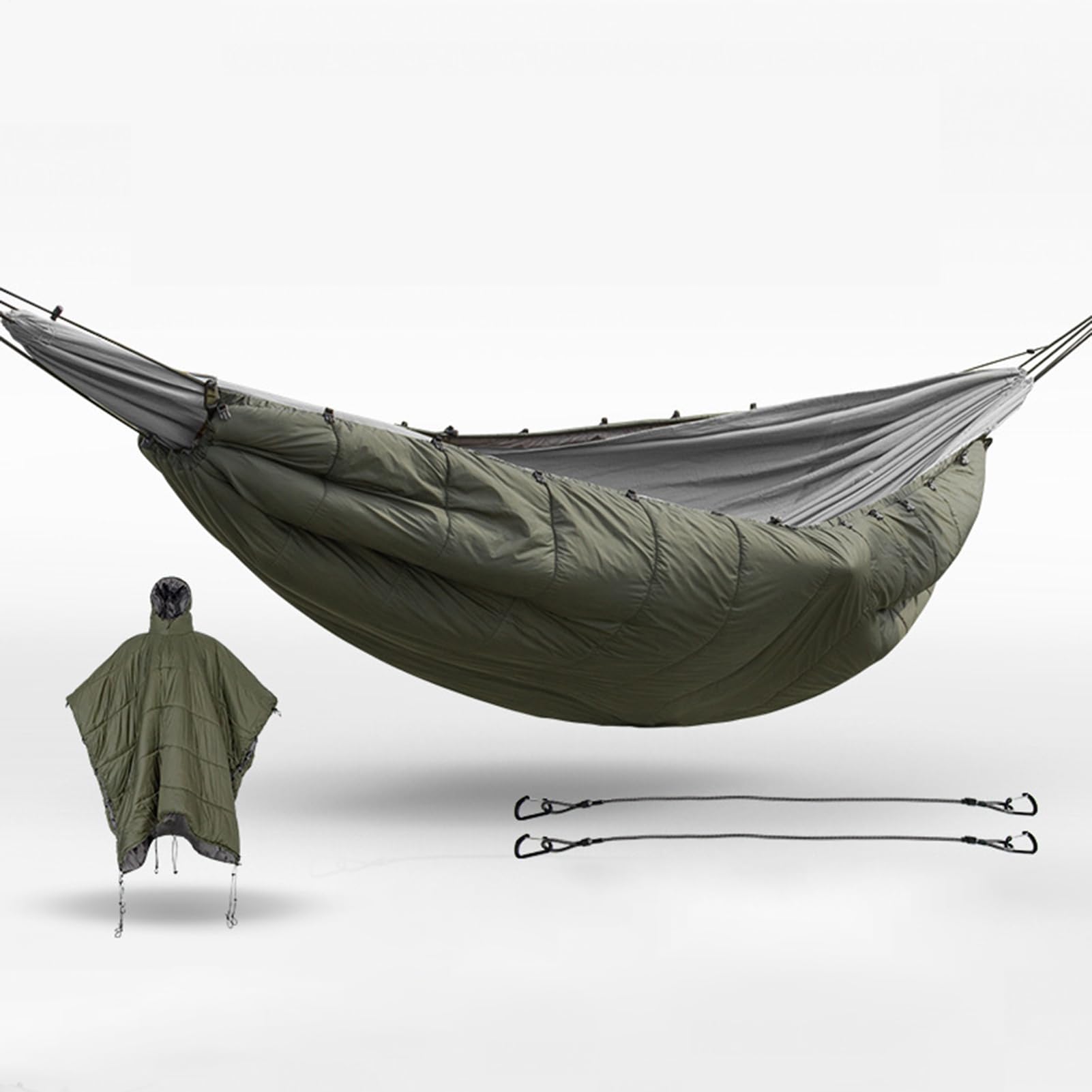 Poncho da campeggio, sacco a pelo, poncho da campo, sotto i piumini, amaca | poncho, sacco a pelo portatile, sacco a pelo invernale antivento per campeggio, trekking, s