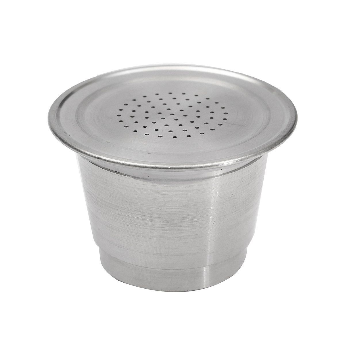 Cápsula de café recargable de acero inoxidable reutilizable para máquina Nespresso