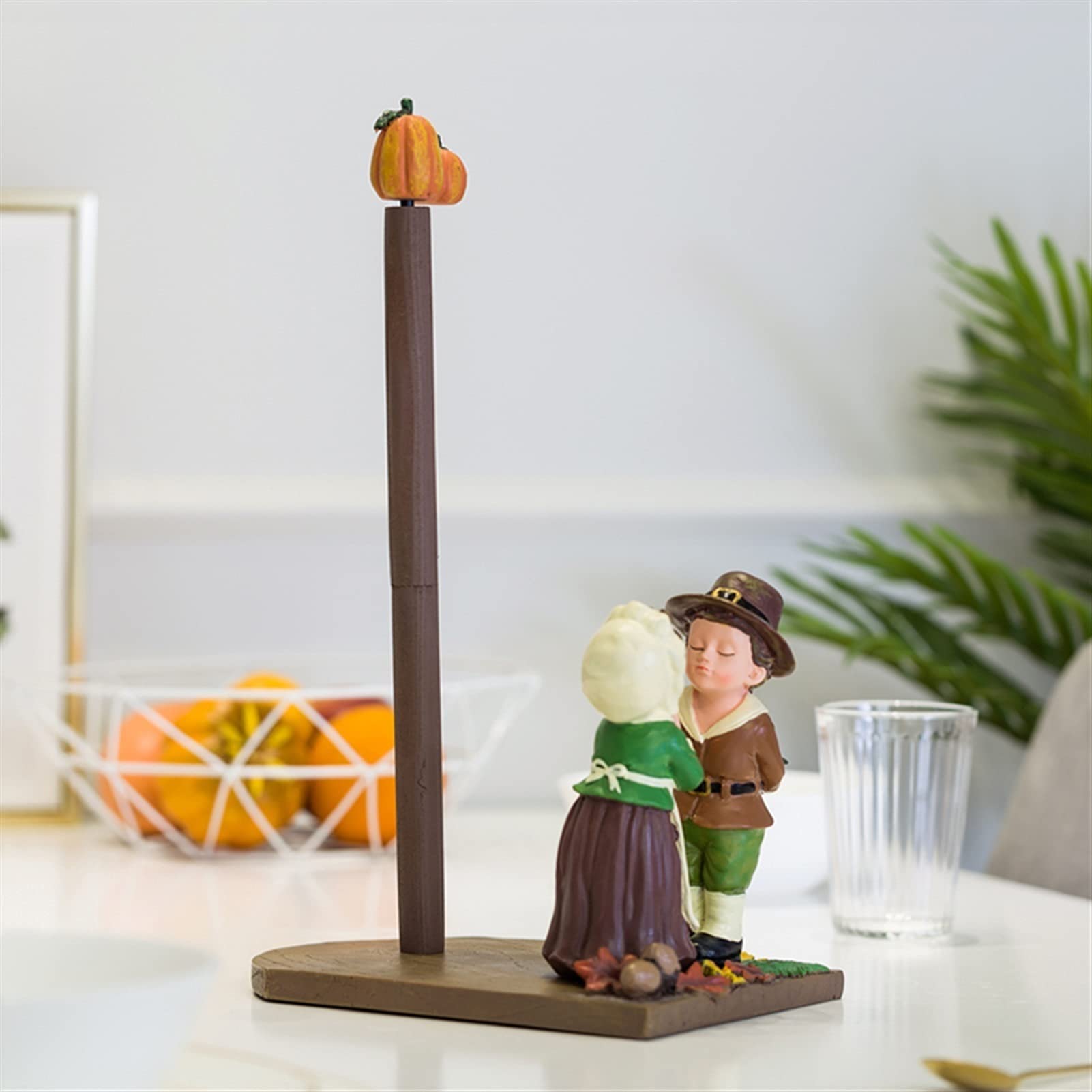 Uchwyt na rolkę kuchenną uchwyt na ręcznik kuchenny wieszak na ręczniki papierowe uroczy kreatywny kształt pionowa półka do kuchni domu gadżety dozownik ręczników papierowych samoprzylepny uchwyt na rolkę kuchenną