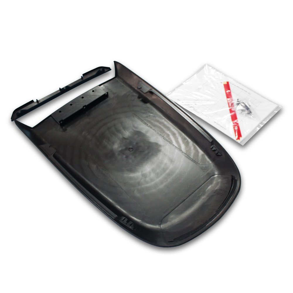 SZSS-CAR Car Front Black Racing Style Air Vent Hood Scoop Compatible with Ford Mustang GT V8 2005~2006 2007 2008 2009 2010 2011 2012 2013 2014 Auto Sport Racing Air Flow Intake Cover