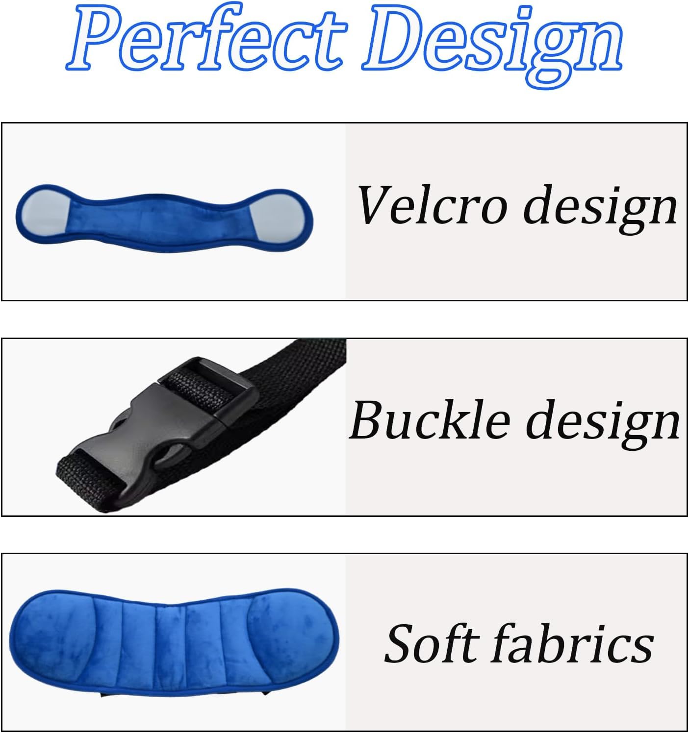 Soporte para la Cabeza del Asiento de Coche Ajustable,Reposacabezas de Seguridad para niños,cinturón de ayuda para la cabeza para asiento de coche infantil (azul)