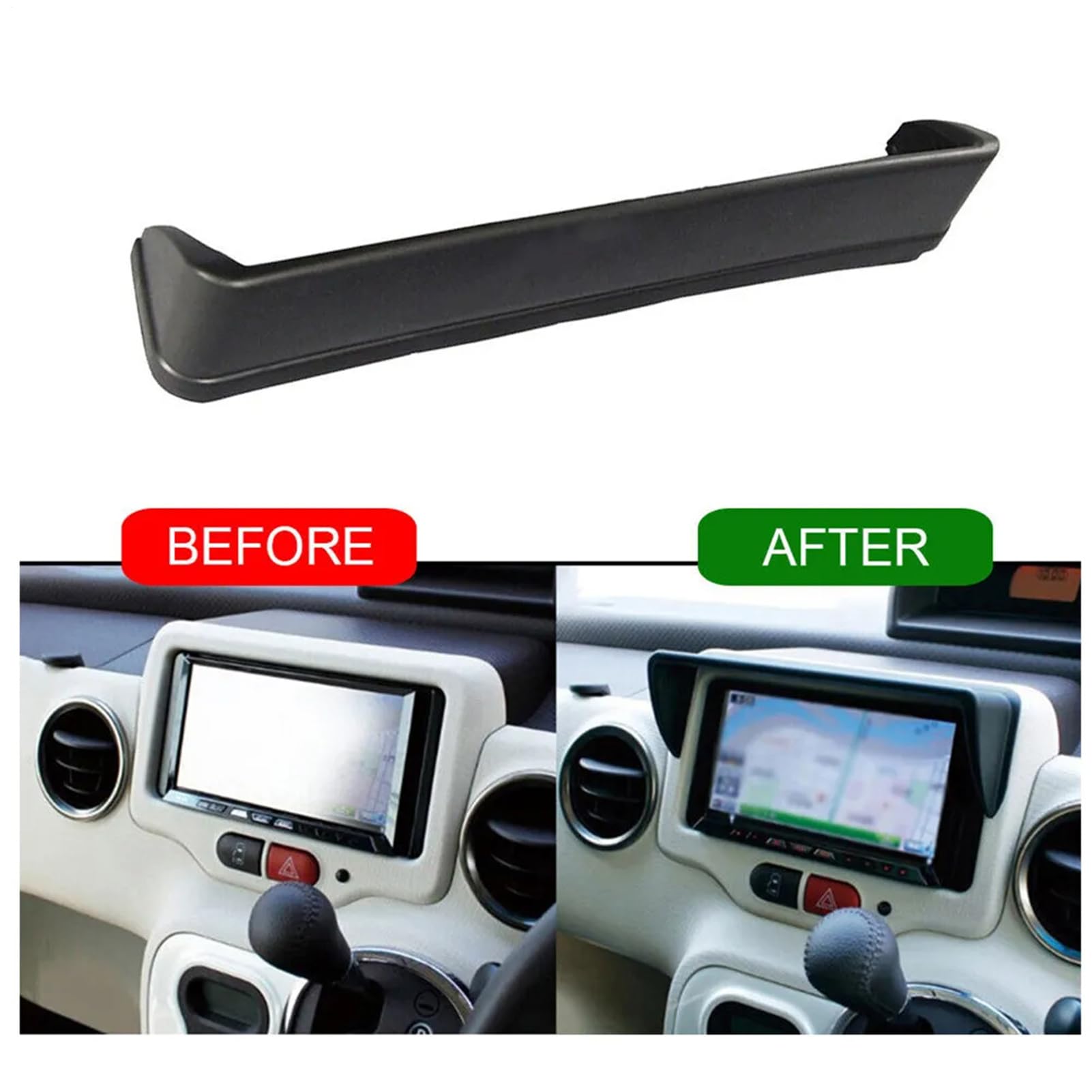 Visiera parasole navigazione auto Schermo antiabbagliamento GPS antiriflesso per veicolo