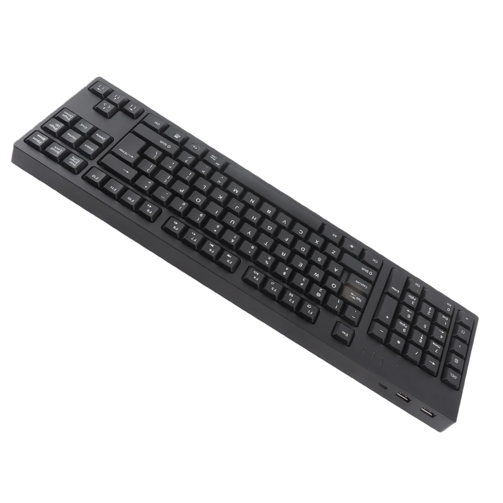 Gugxiom Tastiera per Mancini 109 Tasti Tipo C, Layout Ergonomico, Tastiera Contabile con Tastierino Numerico Sinistro, da Ufficio Plug and Play per Aziende, Designer, Layout Americano Inglese