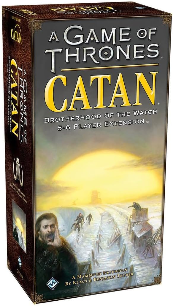A Game of Thrones CATAN Brotherhood of the Watch Board Game 5-6 Player EXTENSION | Strategy Game for Adults and Teens | Ages 14 | 3-6 Players | Average Playtime 60-90 Minutes | Made by CATAN Studio