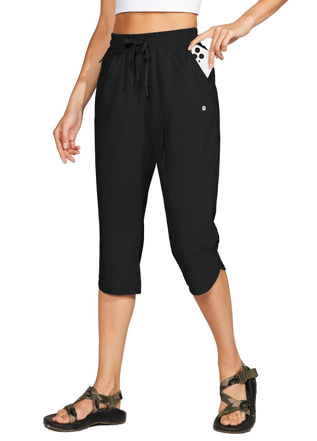 Willit Women's Swim Capris Pants Quick Dry Swimming Board Beach Athletic Capris with Pockets Lightweight UPF 50+ 18" - Review, Price and Buying Guide