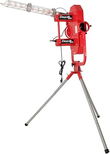 Miniatura 7 de Heater Sports Máquina de bola curva Deuce de 95 MPH con alimentador de bolas automático