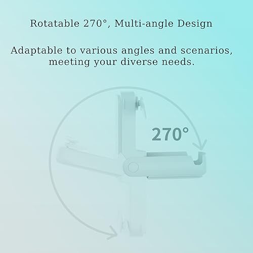 Miniatura 7 de Mini ventilador de mano portátil, ventilador plegable 3 en 1 de 3 niveles de velocidad, ventiladores de escritorio recargables por USB, ventiladores