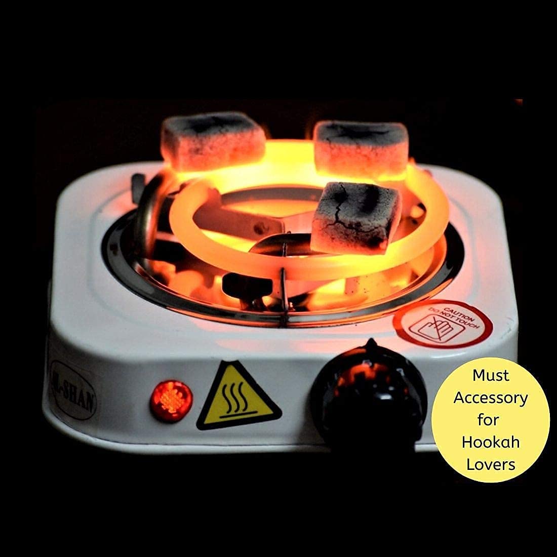AL KIYAAN Mini Metal Electric Sigdi/Coal Burner/Charcoal Starter For Hukkah And Sheesha (500 Watt) 2