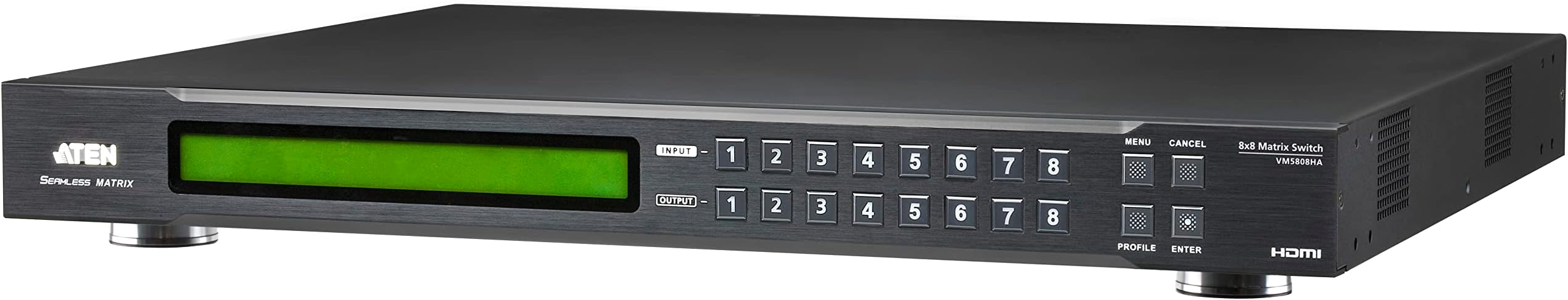 Aten 8 x 8 HDMI Matrix Switch with Scaler and Preview Function, W127280538 (Scaler and Preview Function (RS-232 / Ethernet (WebGUI) Control))