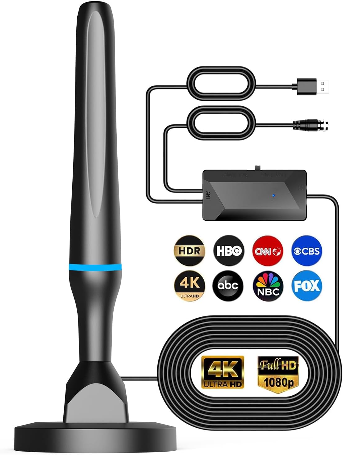 Digital TV Antenna for Smart Tv Indoor, 2024 Newest Digital HDTV Antenna Indoor