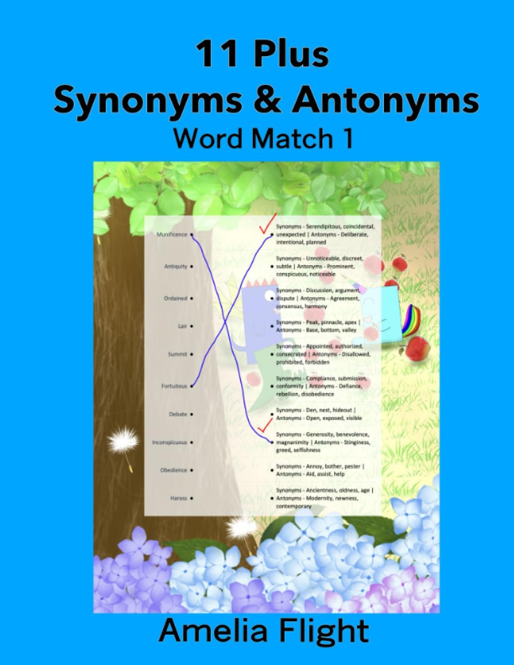 11 Plus Synonyms & Antonyms Word Match 1: Achieve Synonym and Antonym Mastery in Just 5 Minutes a Day - Unleash Your Child's Vocabulary Potential in a ... Synonyms & Antonyms with Mythical Monsters)