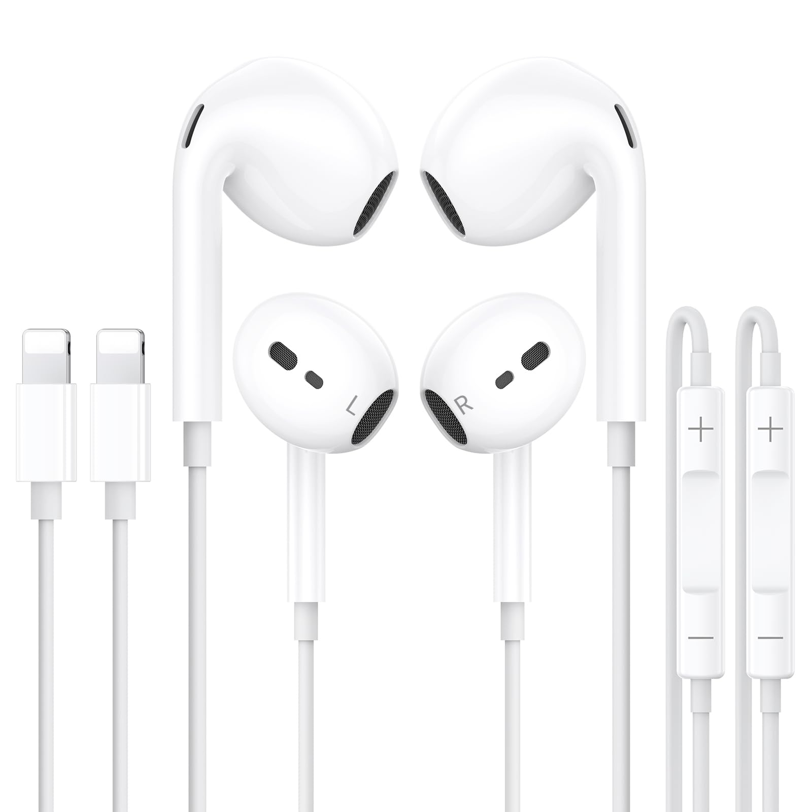 Cuffie Cablate Per IPhone Con Microfono - Auricolari In-Ear Isolamento Acustico Per Tutti I Modelli IPhone - Foto 3