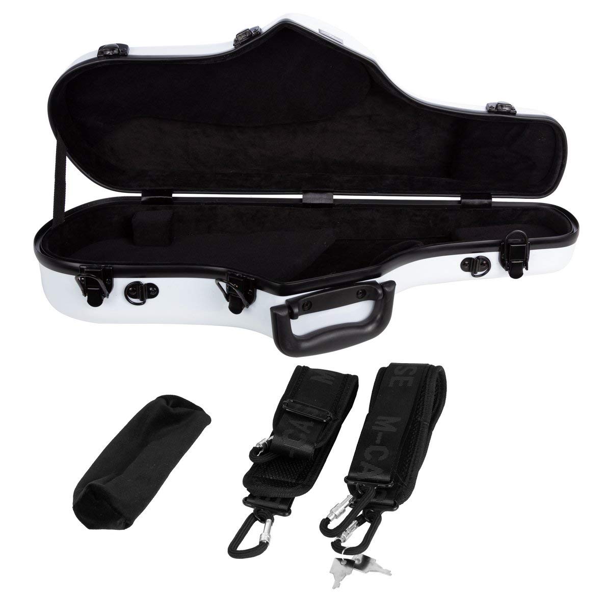 Estuche para Saxofón Alto fibra de vidrio Ultra Light white M-Case