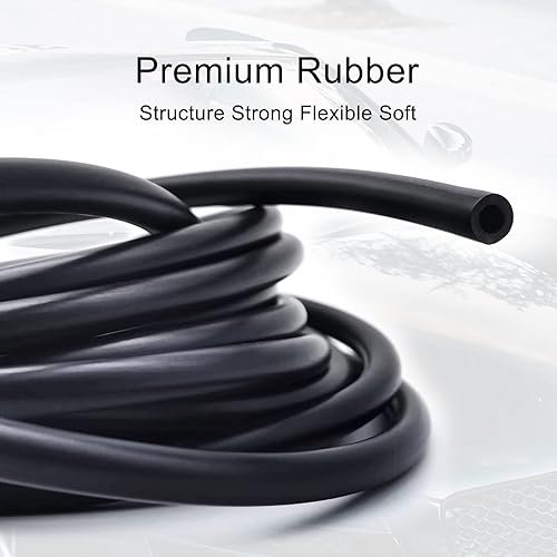 Miniatura 4 de jeseny Pack-1 Kit de manguera para limpiaparabrisas universal de 13 pies / 13.1 ft, con 12 conectores de manguera que conectan la bomba de agua y