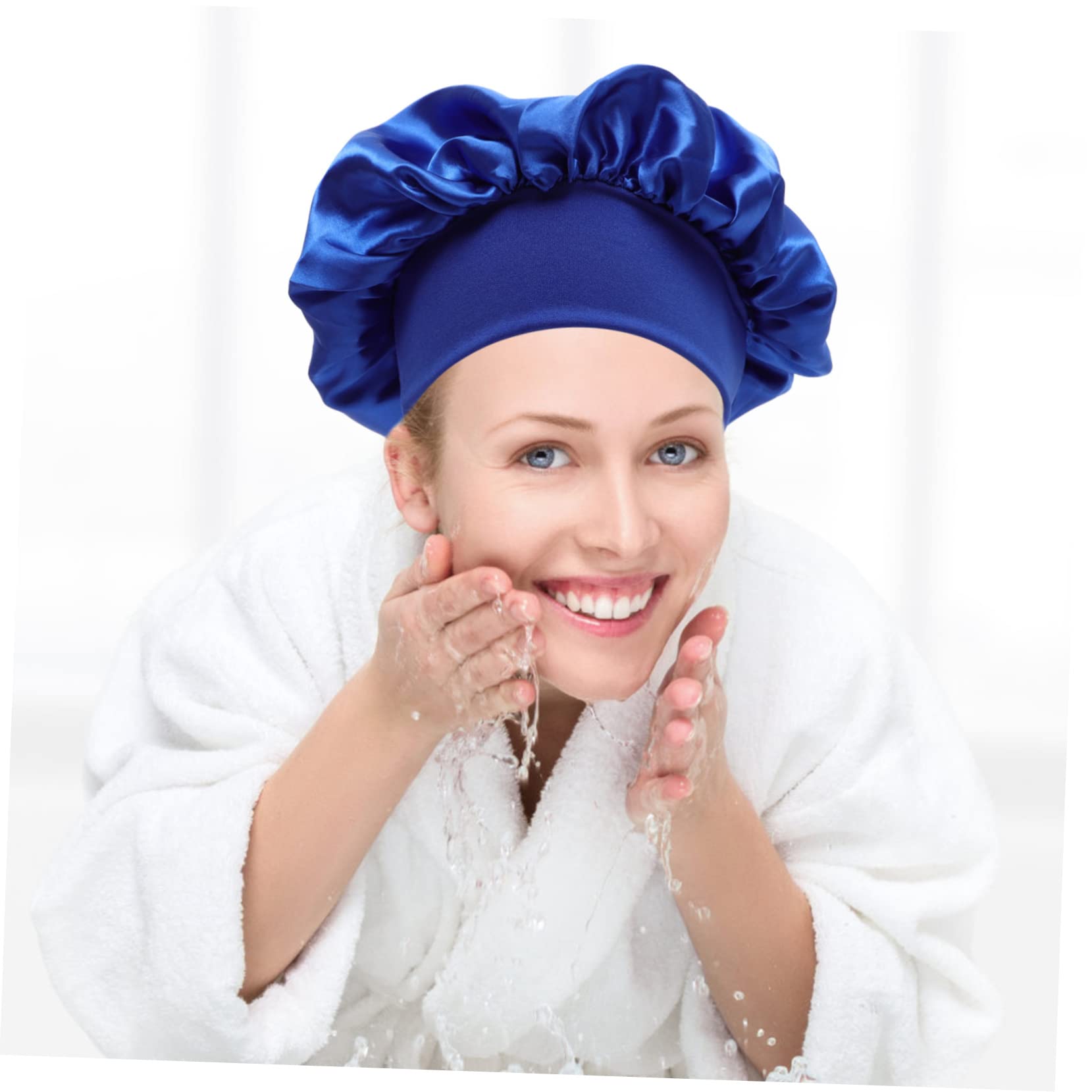 FOMIYES 12 Piezas gorro de noche gorro de protección para el cabello gorro de salón banda de pelo trenza pañuelo de raso para dormir gorro de dormir cuidado del cabello Venda sombrero